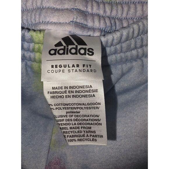 Adidas Toddler Girls 2T Jogger Pants Tie-Dye Blue Sweatpants NWT - Picture 7 of 11